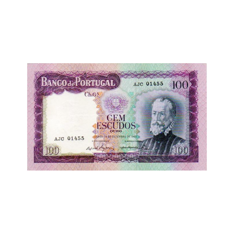 Portugal 100 Escudos 1961 Pedro Nunes (AJC)