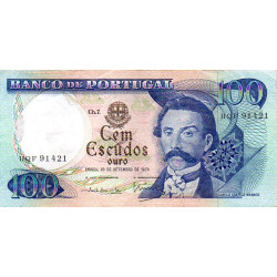 Portugal 100 Escudos 1978 Camilo Castelo Branco (HQF)