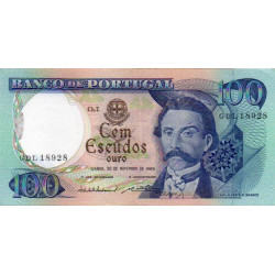 Portugal 100 Escudos 1965 Camilo Castelo Branco (GDL)