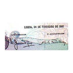Portugal 100 Escudos 1981 Manuel Maria Barbosa du Bocage (BPP)