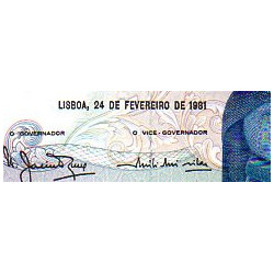 Portugal 100 Escudos 1981 Manuel Maria Barbosa du Bocage (BNN)