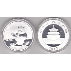 China 2017 10 Yuan (Panda) Onça