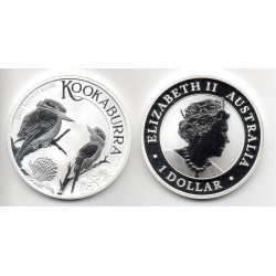 Austrália 1 Dólar 2023 Kookaburra  (Onça Prata)