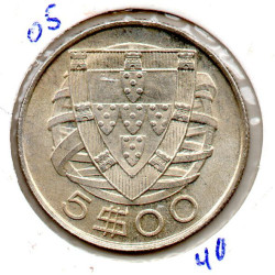 Portugal 5$00 1940 Sob