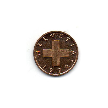 Suíça 1 Rappen 1979