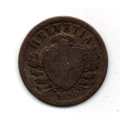 Suíça 2 Rappen 1850
