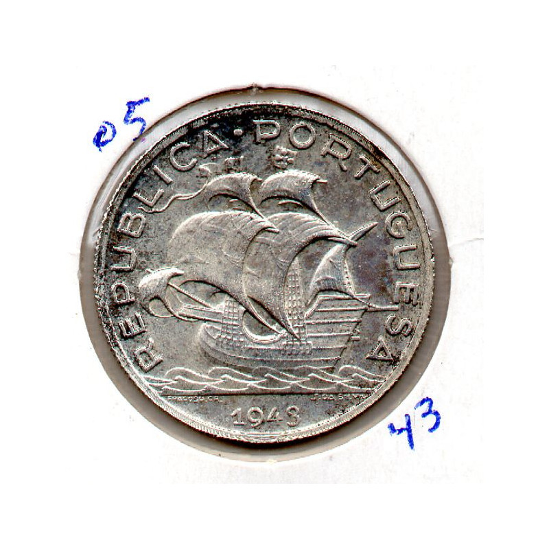 Portugal 5$00 1943 Sob