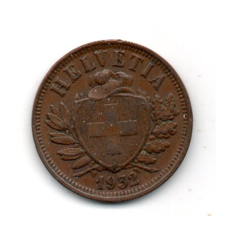 Suíça 2 Rappen 1932