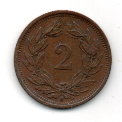 Suíça 2 Rappen 1932