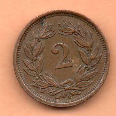 Suíça 2 Rappen 1937