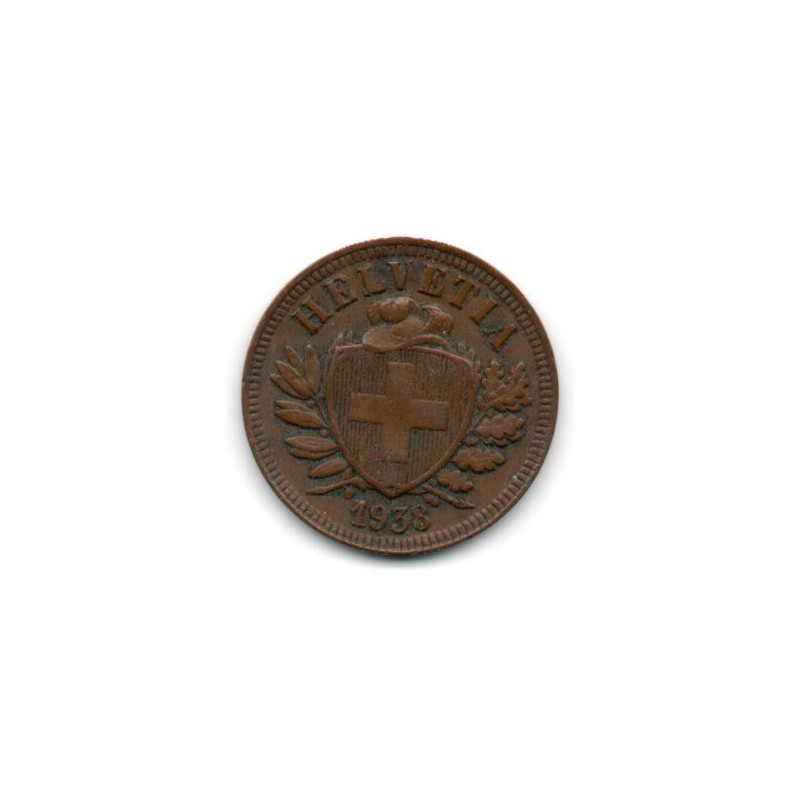Suíça 2 Rappen 1938