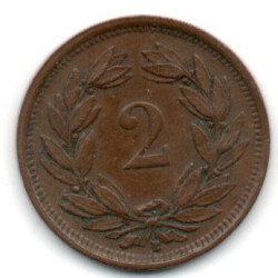 Suíça 2 Rappen 1938