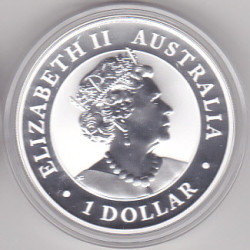 Austrália 1 Dólar 2020 Kookaburra  (Onça Prata)