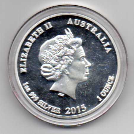 Austrália 1 Dólar 2015 Ano da Cabra (Onça)