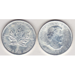 Canada 5 Dólares 2009 ( 1 Onça Prata Fina)