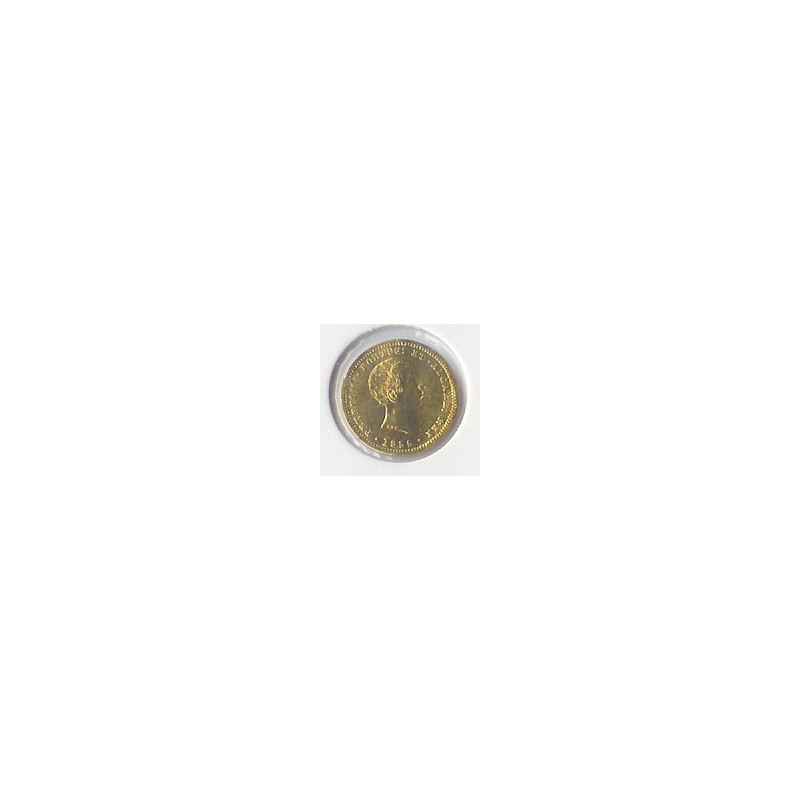 Portugal 1000 Reis 1855 D. Pedro V (ouro )