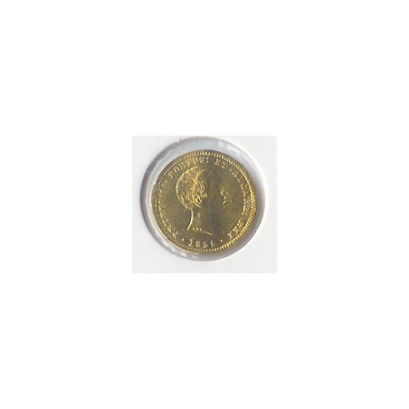 Portugal 1000 Reis 1855 D. Pedro V (ouro )