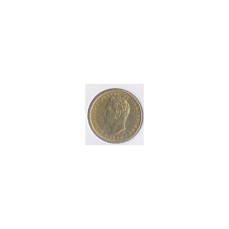 Portugal 5.000 Réis 1887 D. Luís I (Ouro)