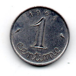 França 1 Cêntimo 1964 5° República