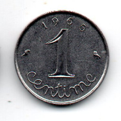 França 1 Cêntimo 1965 5° República