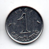 França 1 Cêntimo 1967 5° República