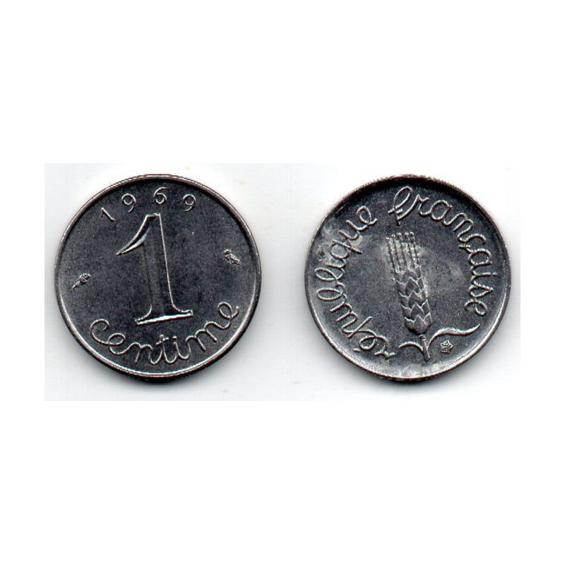 França 1 Cêntimo 1969 5° República