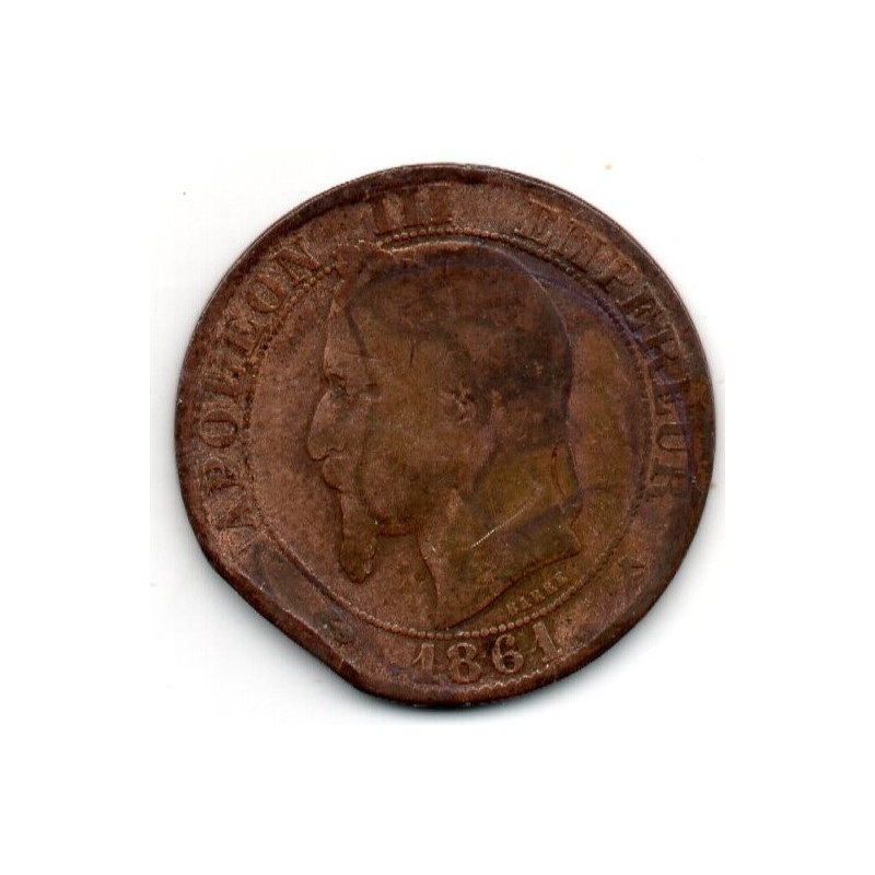 França 5 Cêntimos 1861 K