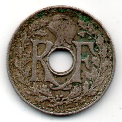 França 5 Cêntimos 1923 3° República
