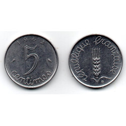 França 5 Cêntimos 1962 5° República