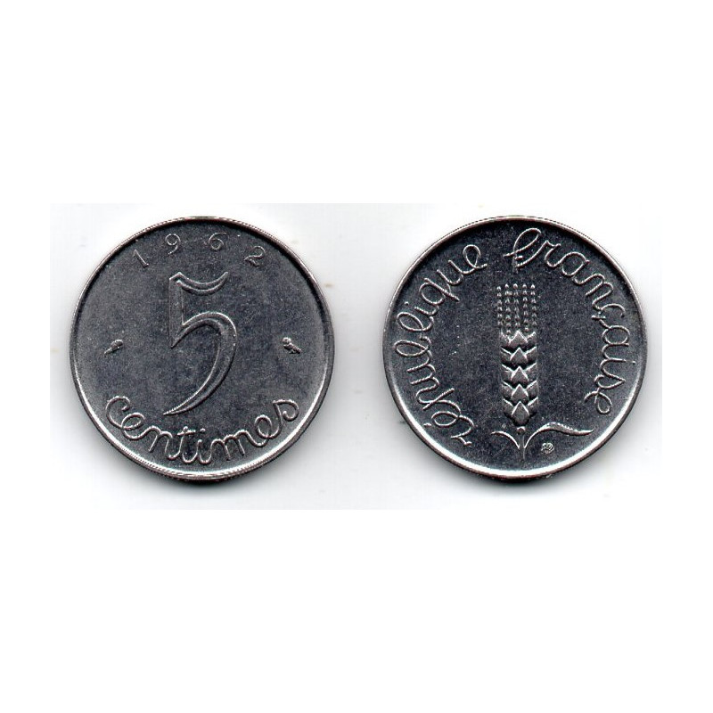 França 5 Cêntimos 1962 5° República