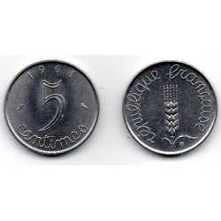 França 5 Cêntimos 1964 5° República
