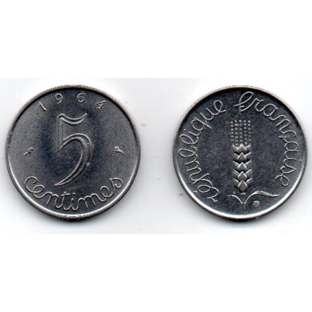 França 5 Cêntimos 1964 5° República