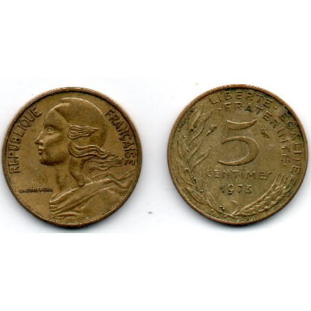 França 5 Cêntimos 1973 5° República