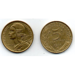 França 5 Cêntimos 1974 5° República