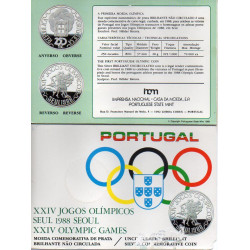 Portugal 250 Escudos 1988 Jogos Olímpicos de Seul