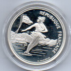 França 100 Francos 1989 Albertville 92