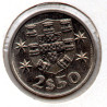 Portugal 2$50 1985 Eixo deslocado