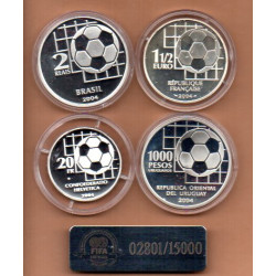 Suíça 20 Francos 2004 ( 100 anos FIFA)