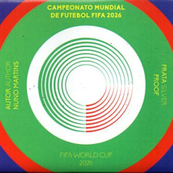 Portugal 5.00 € 2026 FIFA World Cup (Prata Proof)