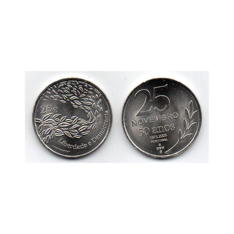 Portugal 2.50 € 2026 50 Anos de 25 Novembro (UNC)