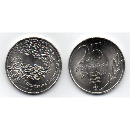 Portugal 2.50 € 2026 50 Anos de 25 Novembro (UNC)