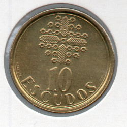 Portugal 10$00 1988 BE