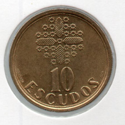 Portugal 10$00 1998 Sob