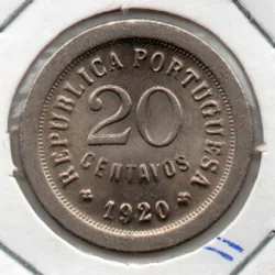 Portugal 20 Centavos 1920