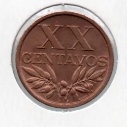 Portugal 20 Centavos 1966