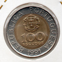 Portugal 100$00 1991 Pedro Nunes