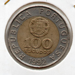 Portugal 100$00 1992 Pedro Nunes