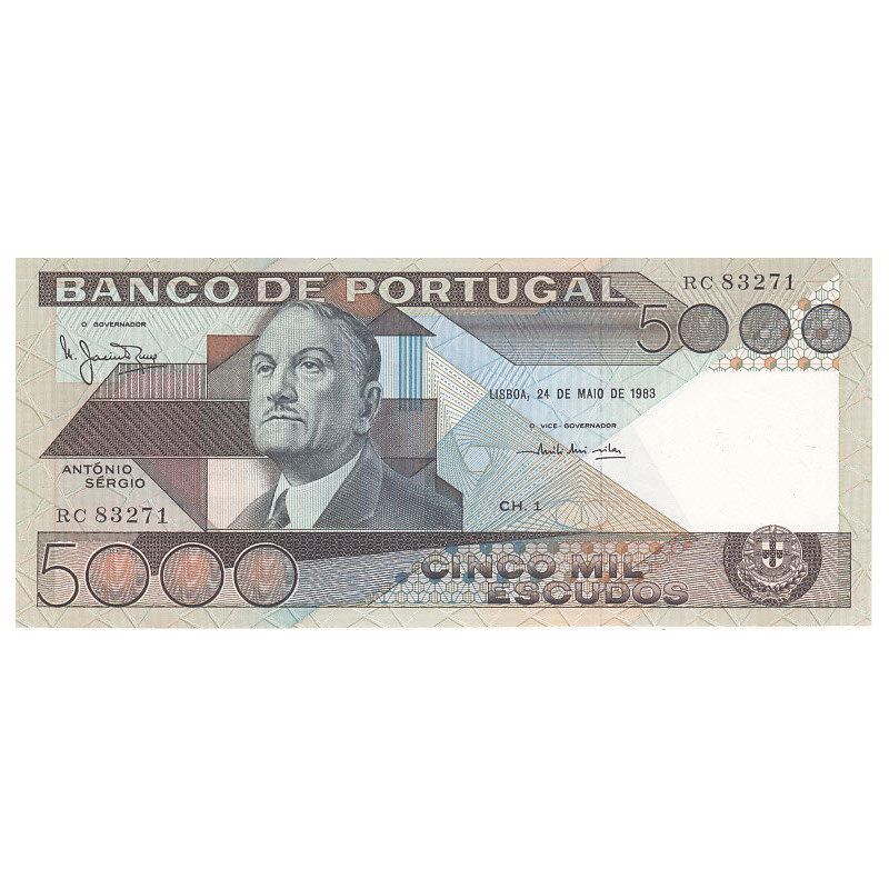 Portugal 5000$00 1983 António Sérgio