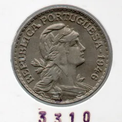 Portugal 1$00 1946