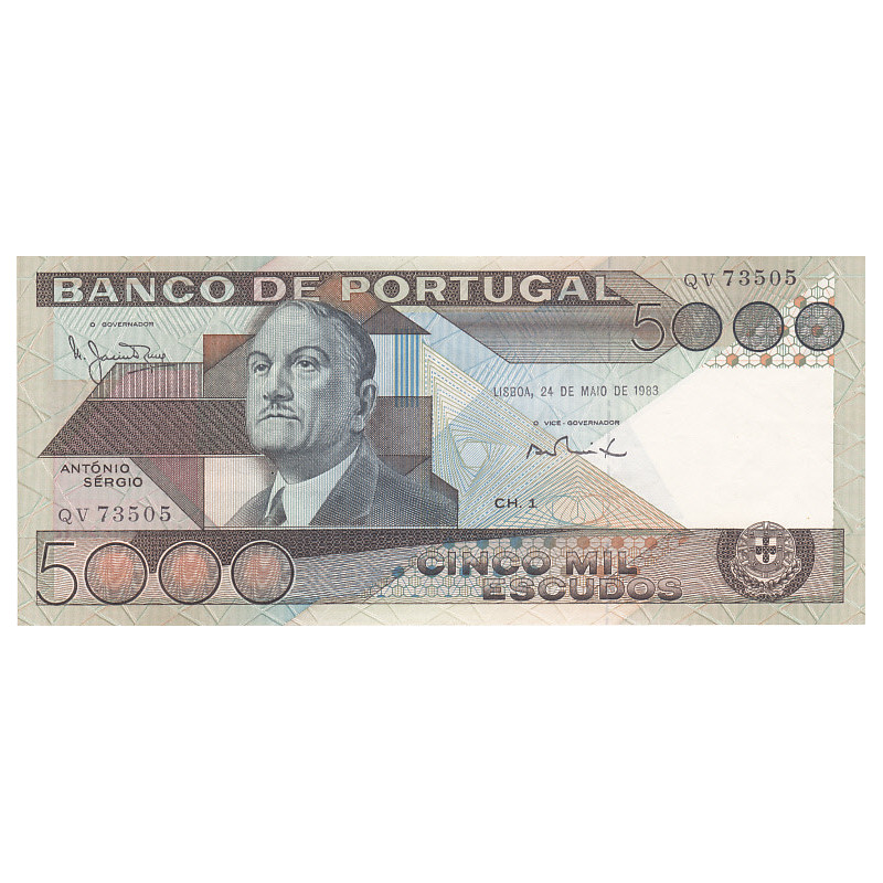 Portugal 5000$00 1983 António Sérgio